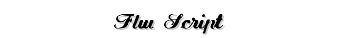 FLW Script font